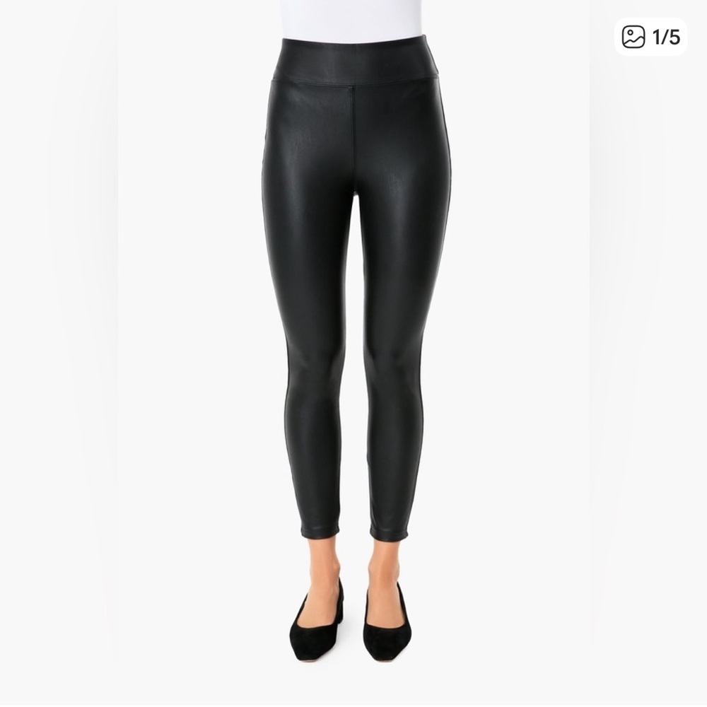 Tuckernuck Black Faux Leather Leggings